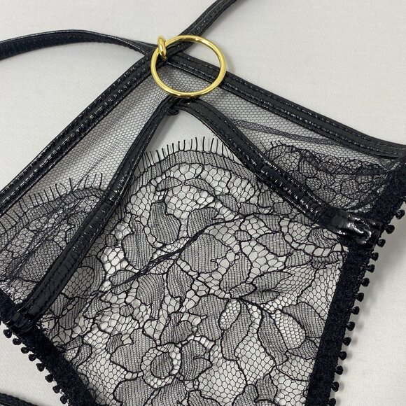 Agent Provocateur Foxie Black PVC Brief NWT $195 - Picture 11 of 14